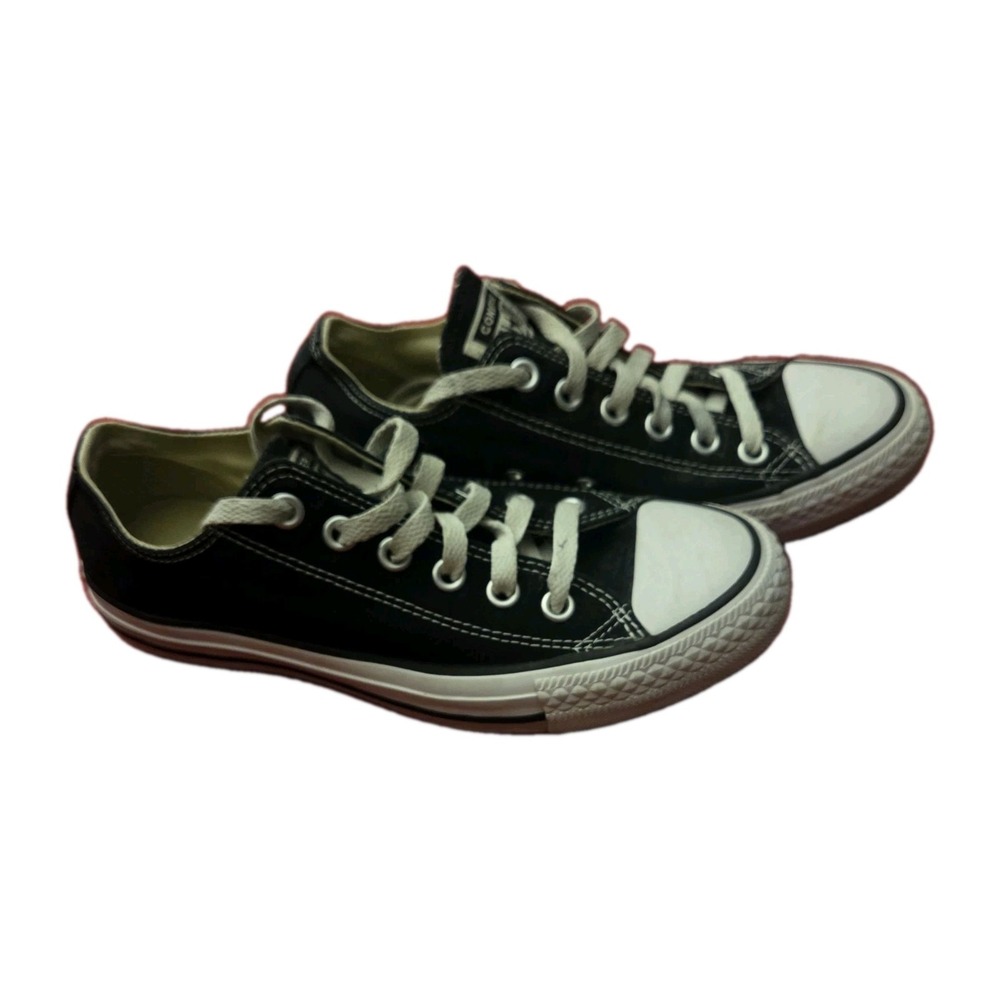 Converse Chuck Taylor All Star Low Top Black Canvas Sneakers Men's 5 Women's 7